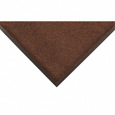 Carpeted Entrance Mat Black/Brown 4x6ft