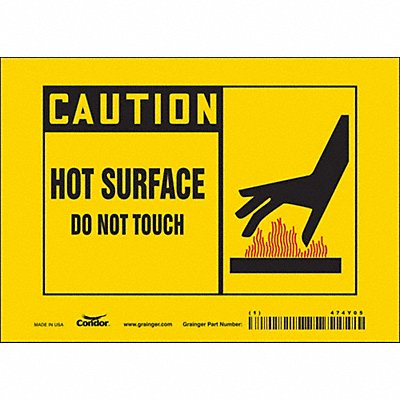 Danger Sign 7 W x 5 H 0.004 Thickness