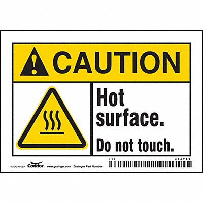 Danger Sign 5 W x 3-1/2 H 0.004 Thick