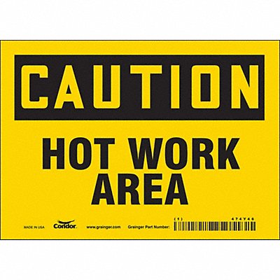 Danger Sign 7 W x 5 H 0.004 Thickness
