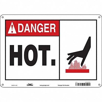 Danger Sign 14 W x 10 H 0.032 Thick