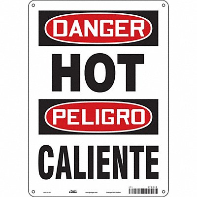 Danger Sign 10 W x 14 H 0.032 Thick
