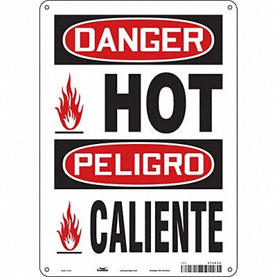 Danger Sign 10 W x 14 H 0.032 Thick