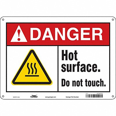 Danger Sign 14 W x 10 H 0.032 Thick