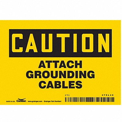 Danger Sign 5 W x 3-1/2 H 0.004 Thick