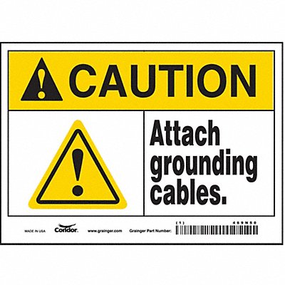 Danger Sign 7 W x 5 H 0.004 Thickness