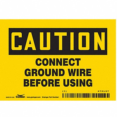 Danger Sign 5 W x 3-1/2 H 0.004 Thick