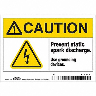 Danger Sign 5 W x 3-1/2 H 0.004 Thick