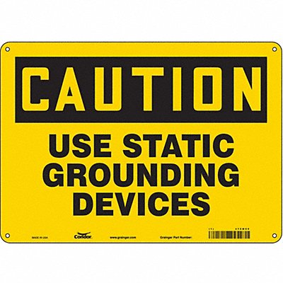 Danger Sign 14 Wx10 H 0.032 Thickness