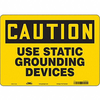 Danger Sign 14 Wx10 H 0.055 Thickness