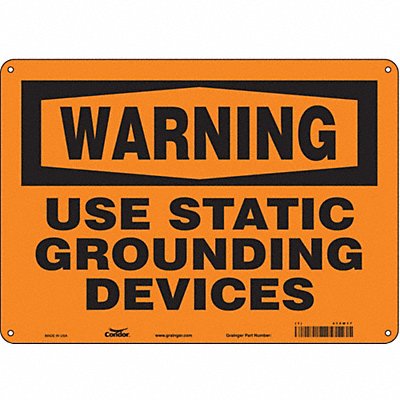 Danger Sign 14 Wx10 H 0.055 Thickness