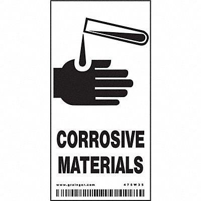 Chemical Sign 2 W 4 H 0.100 Thick PK25