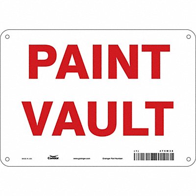 Chemical Sign 10 W 7 H 0.055 Thickness