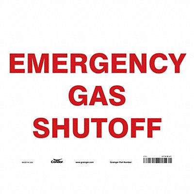 Chemical Sign 14 W 10 H 0.004 Thick