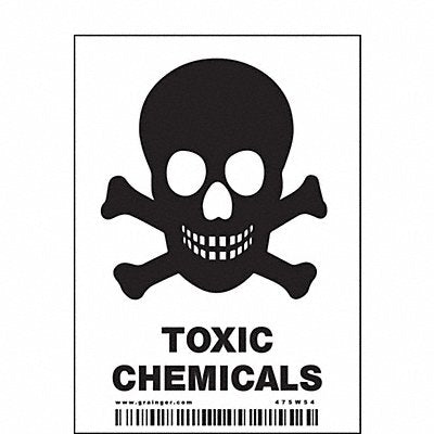 Chemical Sign 2 W 4 H 0.100 Thick PK25