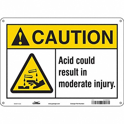Chemical Sign 14 W 10 H 0.032 Thick