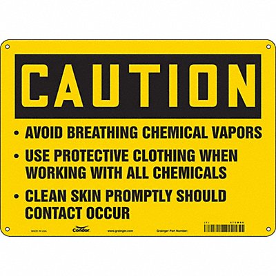 Chemical Sign 14 W 10 H 0.032 Thick