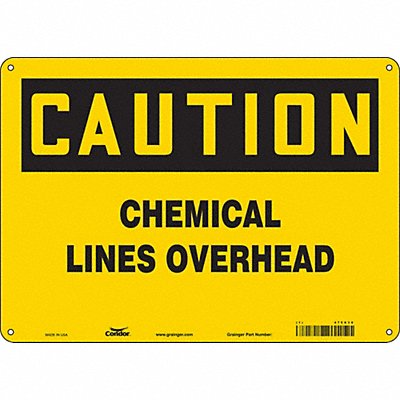 Chemical Sign 14 W 10 H 0.032 Thick