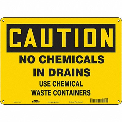 Chemical Sign 14 W 10 H 0.032 Thick