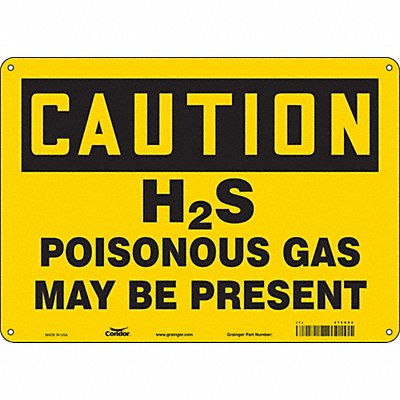 Chemical Sign 14 W 10 H 0.032 Thick