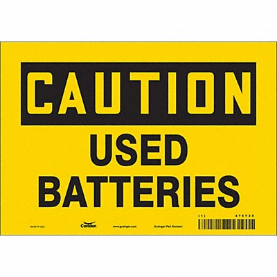 Chemical Sign 10 W 7 H 0.004 Thickness