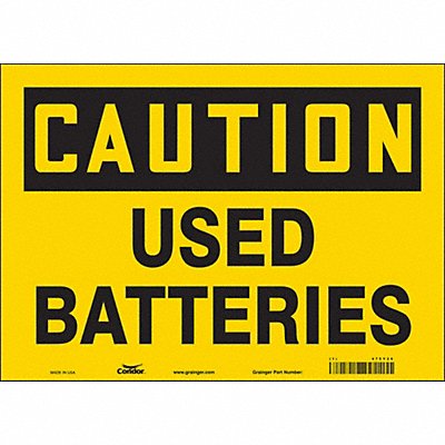 Chemical Sign 14 W 10 H 0.004 Thick