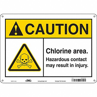 Chemical Sign 14 W 10 H 0.032 Thick