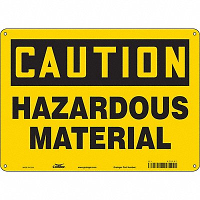 Chemical Sign 14 W 10 H 0.032 Thick