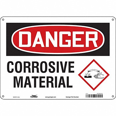 Chemical Sign 14 W 10 H 0.032 Thick