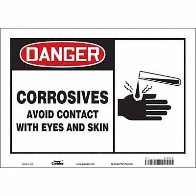 Chemical Sign 14 W 10 H 0.004 Thick