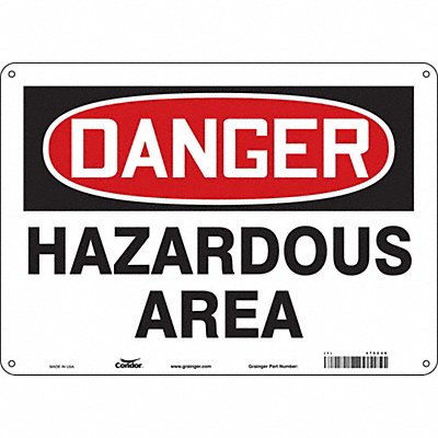 Chemical Sign 14 W 10 H 0.032 Thick