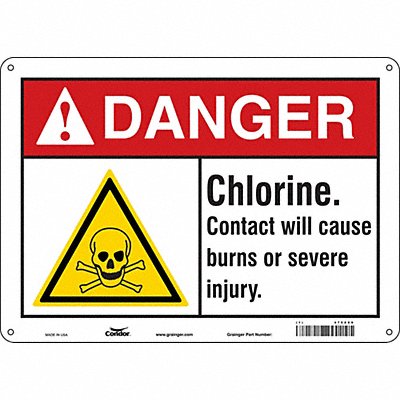 Chemical Sign 14 W 10 H 0.032 Thick