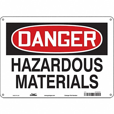 Chemical Sign 14 W 10 H 0.004 Thick