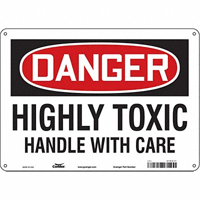 Chemical Sign 14 W 10 H 0.032 Thick