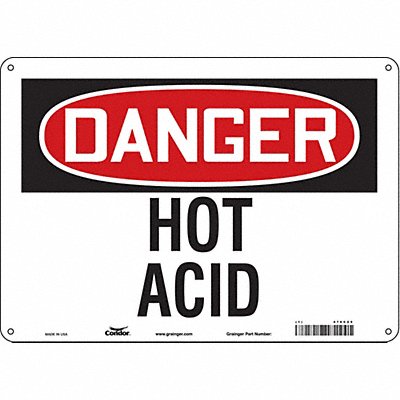 Chemical Sign 14 W 10 H 0.032 Thick