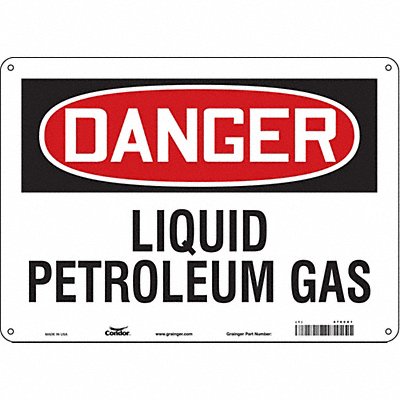 Chemical Sign 14 W 10 H 0.032 Thick