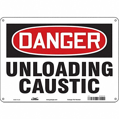 Chemical Sign 14 W 10 H 0.032 Thick