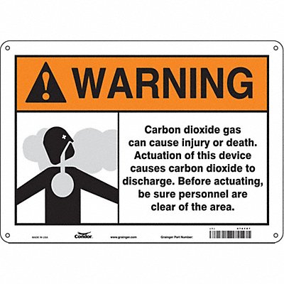 Chemical Sign 14 W 10 H 0.032 Thick