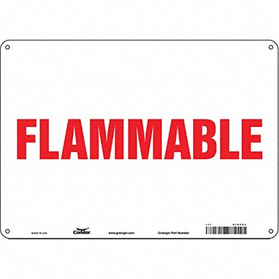 Danger Sign 14 Wx10 H 0.055 Thickness