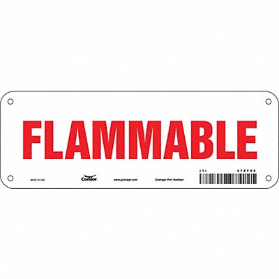 Danger Sign 10 Wx3-1/2 H 0.055 Thick