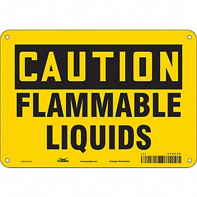 Danger Sign 10 W x 7 H 0.032 Thick