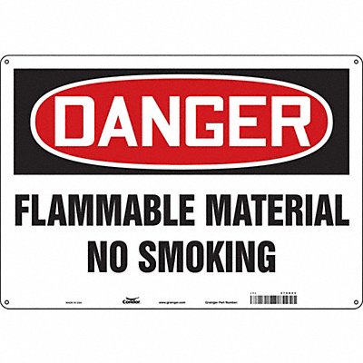 Danger Sign 20 Wx14 H 0.060 Thickness