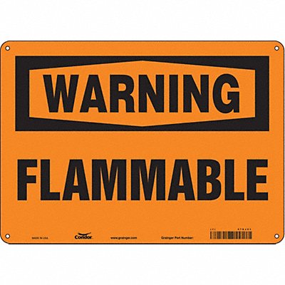 Danger Sign 14 Wx10 H 0.055 Thickness