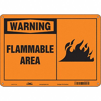 Danger Sign 14 Wx10 H 0.032 Thickness