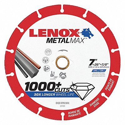 Angle Grinder/Saw Blade 7 x.060 x7/8