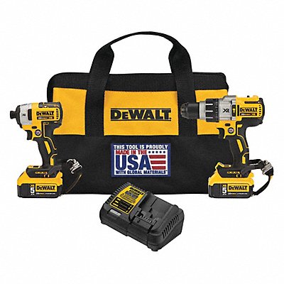 Cordless Combination Kit 2 Tools 20V DC (DCK299P2LR)