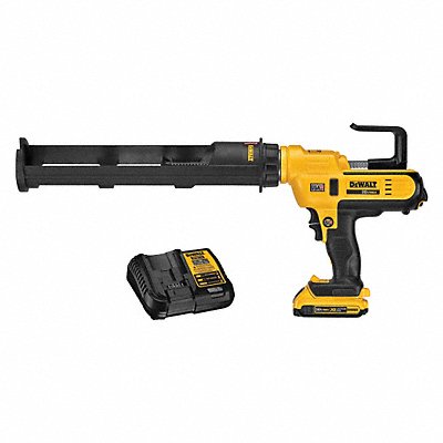 Cordless Caulk Gun Kit 20V 20 oz 25 in L