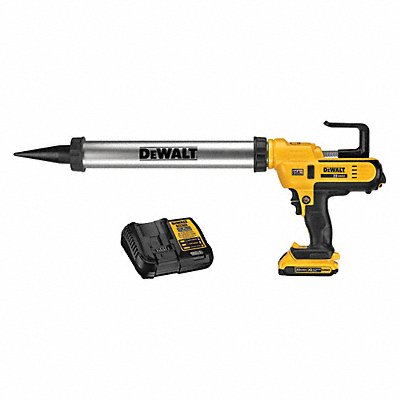 Cordless Caulk Gun Kit 20V 20 oz 24 in L