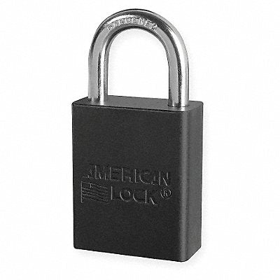 D1916 Lockout Padlock KD Black 1-7/8 H