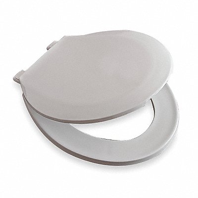 Toilet Seat Round Closed Front 16-7/8 In